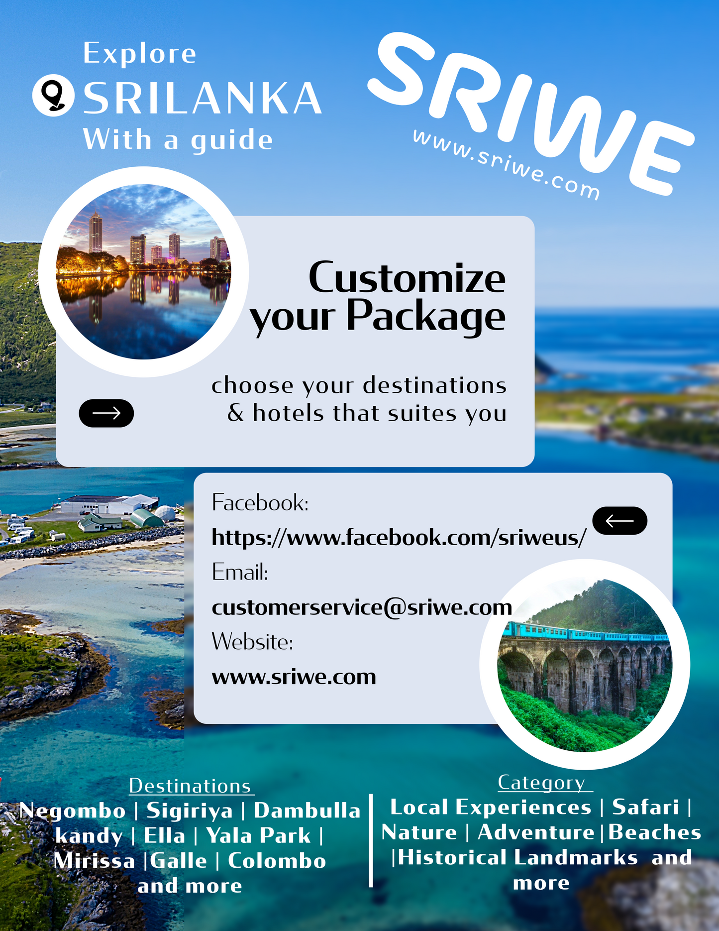 Customizable Tour Packages